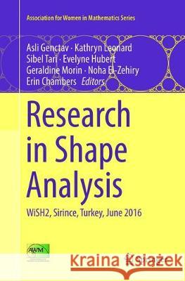 Research in Shape Analysis: Wish2, Sirince, Turkey, June 2016 Genctav, Asli 9783030083601