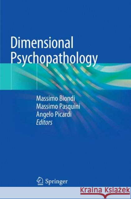Dimensional Psychopathology  9783030086404 Springer