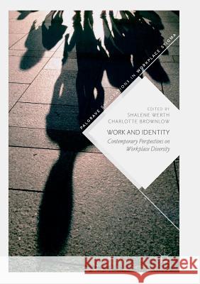 Work and Identity: Contemporary Perspectives on Workplace Diversity Werth, Shalene 9783030088880 Palgrave MacMillan