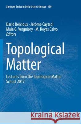 Topological Matter: Lectures from the Topological Matter School 2017 Bercioux, Dario 9783030094775 Springer