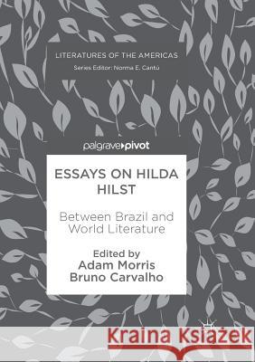 Essays on Hilda Hilst: Between Brazil and World Literature Morris, Adam 9783030096182 Palgrave MacMillan