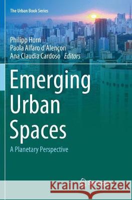 Emerging Urban Spaces: A Planetary Perspective Horn, Philipp 9783030096250 Springer