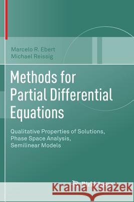 Methods for Partial Differential Equations: Qualitative Properties of Solutions, Phase Space Analysis, Semilinear Models Ebert, Marcelo R. 9783030097721 Birkhauser