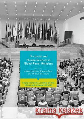The Social and Human Sciences in Global Power Relations Johan Heilbron Gustavo Sora Thibaud Boncourt 9783030103507