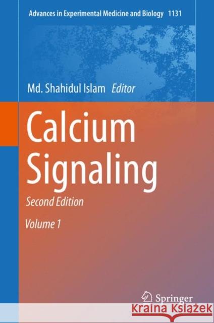 Calcium Signaling Islam, MD Shahidul 9783030124564 Springer