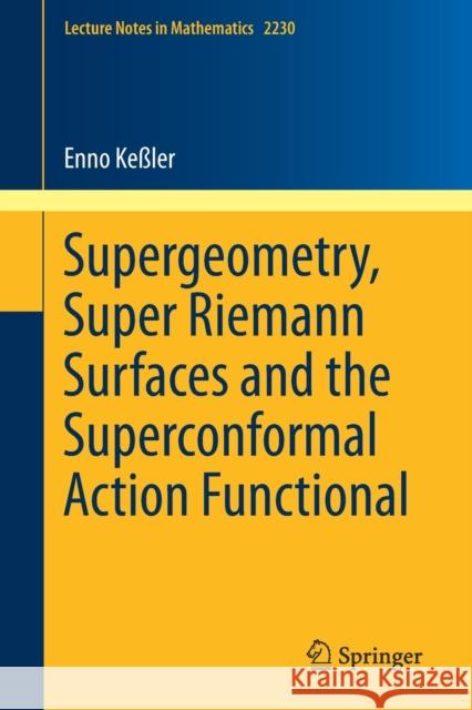 Supergeometry, Super Riemann Surfaces and the Superconformal Action Functional Enno Keler 9783030137571 Springer