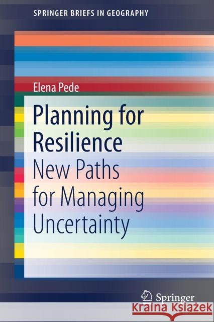 Planning for Resilience: New Paths for Managing Uncertainty Pede, Elena 9783030172619 Springer