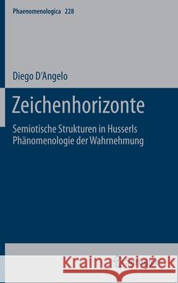 Zeichenhorizonte: Semiotische Strukturen in Husserls Phänomenologie Der Wahrnehmung D'Angelo, Diego 9783030174675 Springer
