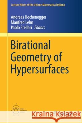 Birational Geometry of Hypersurfaces: Gargnano del Garda, Italy, 2018 Hochenegger, Andreas 9783030186371 Springer