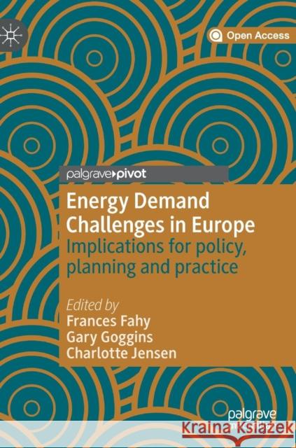 Energy Demand Challenges in Europe: Implications for Policy, Planning and Practice Fahy, Frances 9783030203382