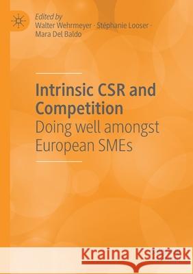 Intrinsic Csr and Competition: Doing Well Amongst European Smes Wehrmeyer, Walter 9783030210397 Springer International Publishing