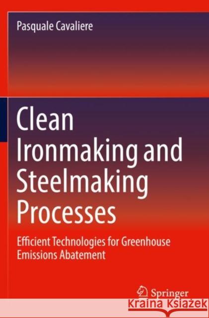 Clean Ironmaking and Steelmaking Processes: Efficient Technologies for Greenhouse Emissions Abatement Pasquale Cavaliere 9783030212117 Springer