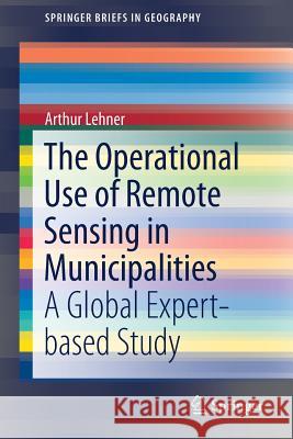 The Operational Use of Remote Sensing in Municipalities: A Global Expert-Based Study Lehner, Arthur 9783030237998 Springer