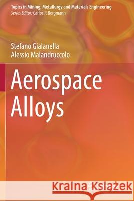 Aerospace Alloys Stefano Gialanella Alessio Malandruccolo 9783030244422 Springer