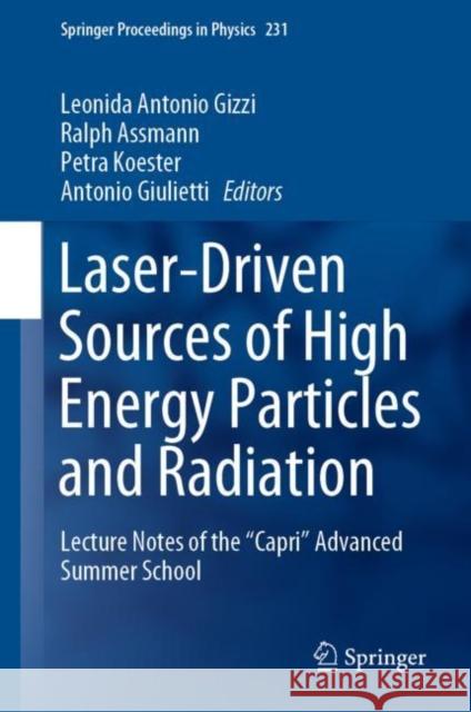 Laser-Driven Sources of High Energy Particles and Radiation: Lecture Notes of the Capri Advanced Summer School Gizzi, Leonida Antonio 9783030258498 Springer