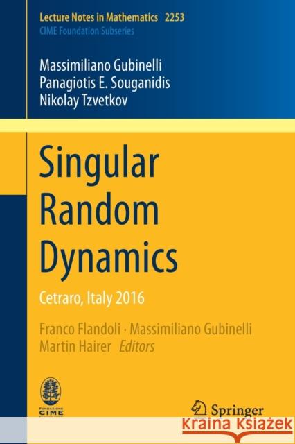 Singular Random Dynamics: Cetraro, Italy 2016 Gubinelli, Massimiliano 9783030295448 Springer