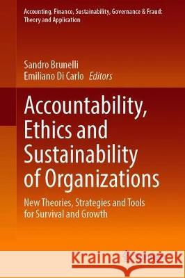 Accountability, Ethics and Sustainability of Organizations: New Theories, Strategies and Tools for Survival and Growth Brunelli, Sandro 9783030311926 Springer