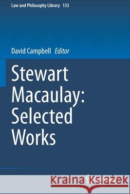 Stewart Macaulay: Selected Works  9783030339326 Springer International Publishing