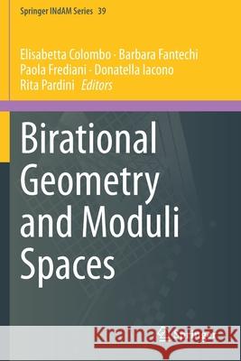 Birational Geometry and Moduli Spaces Elisabetta Colombo Barbara Fantechi Paola Frediani 9783030371166 Springer