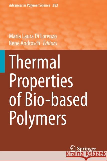 Thermal Properties of Bio-Based Polymers Maria Laura D Ren 9783030399641 Springer