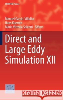 Direct and Large Eddy Simulation XII Garc Hans Kuerten Maria Vittoria Salvetti 9783030428211 Springer