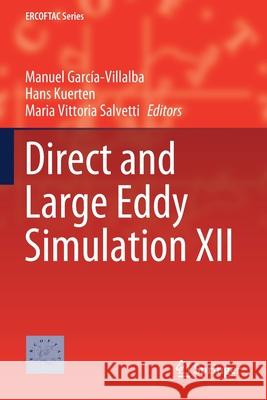 Direct and Large Eddy Simulation XII Garc Hans Kuerten Maria Vittoria Salvetti 9783030428242 Springer