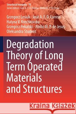 Degradation Theory of Long Term Operated Materials and Structures Grzegorz Lesiuk Jos 9783030437121 Springer