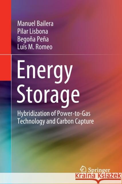 Energy Storage: Hybridization of Power-To-Gas Technology and Carbon Capture Bailera, Manuel 9783030465261 Springer