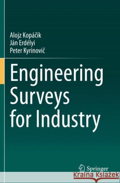 Engineering Surveys for Industry Kop J 9783030483111 Springer