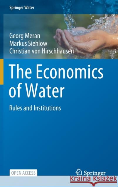 The Economics of Water: Rules and Institutions Meran, Georg 9783030484842 Springer