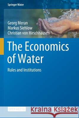 The Economics of Water: Rules and Institutions Meran, Georg 9783030484873 Springer International Publishing