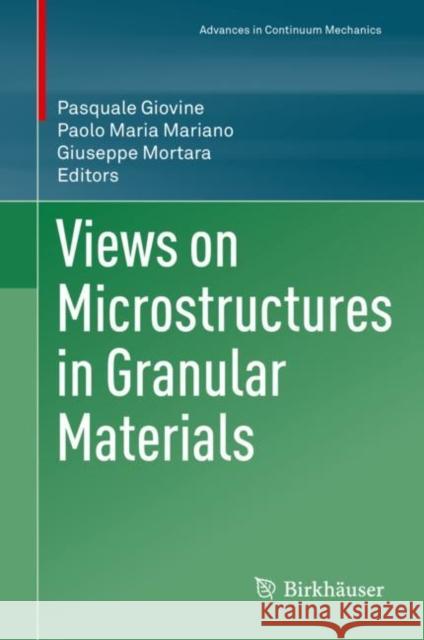 Views on Microstructures in Granular Materials Pasquale Giovine Paolo Maria Mariano Giuseppe Mortara 9783030492663 Birkhauser