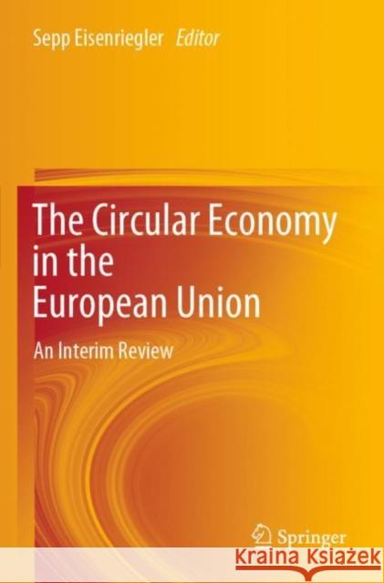 The Circular Economy in the European Union: An Interim Review Eisenriegler, Sepp 9783030502416 Springer International Publishing