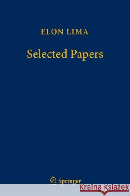 Elon Lima - Selected Papers C Camacho 9783030518172 Springer