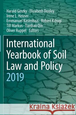 International Yearbook of Soil Law and Policy 2019 Ginzky, Harald 9783030523190