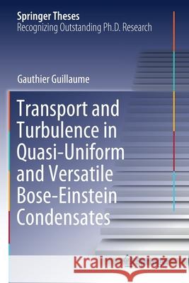 Transport and Turbulence in Quasi-Uniform and Versatile Bose-Einstein Condensates Guillaume, Gauthier 9783030549695 Springer International Publishing