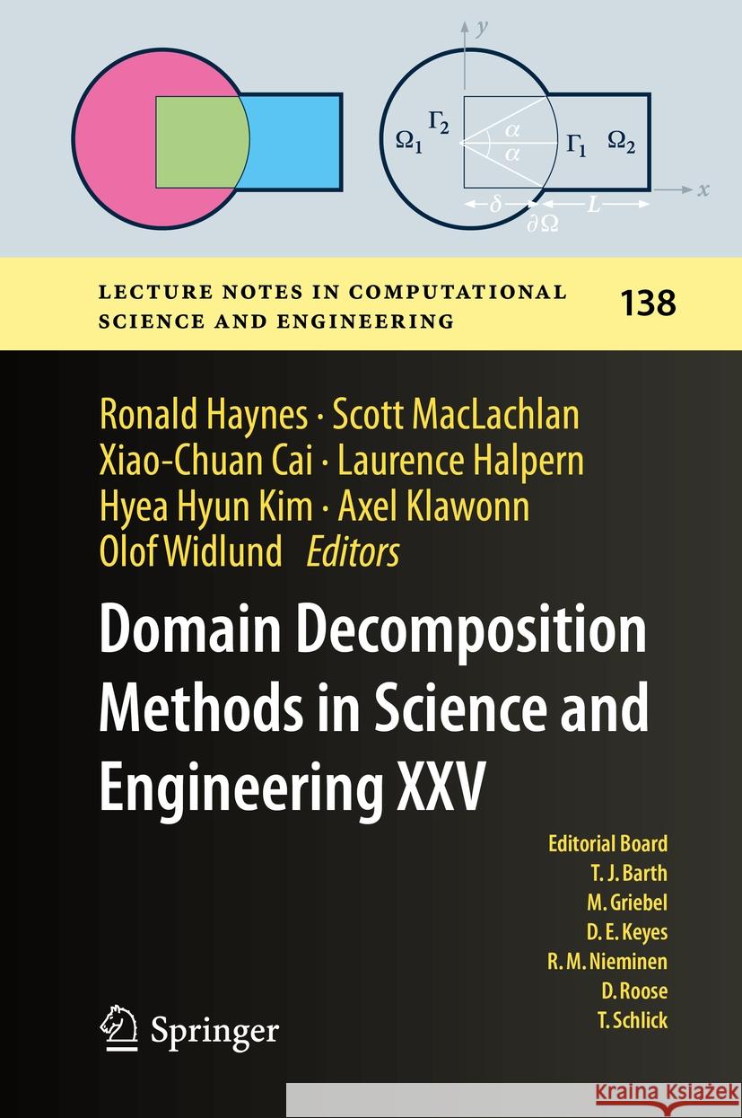 Domain Decomposition Methods in Science and Engineering XXV  9783030567521 Springer International Publishing