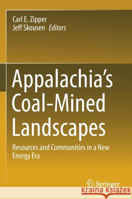 Appalachia's Coal-Mined Landscapes: Resources and Communities in a New Energy Era Zipper, Carl E. 9783030577827