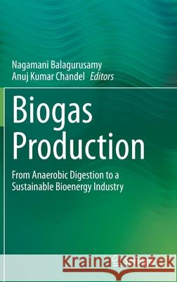 Biogas Production: From Anaerobic Digestion to a Sustainable Bioenergy Industry Nagamani Balagurusamy Anuj K. Chandel 9783030588267 Springer