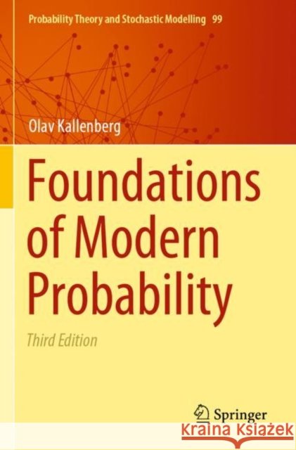 Foundations of Modern Probability  Olav Kallenberg 9783030618735