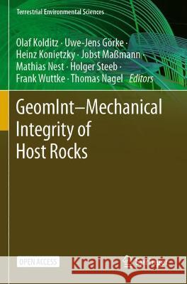 Geomint-Mechanical Integrity of Host Rocks Olaf Kolditz                             Olaf Kolditz 9783030619114