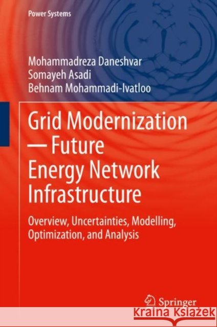 Grid Modernization ─ Future Energy Network Infrastructure: Overview, Uncertainties, Modelling, Optimization, and Analysis Daneshvar, Mohammadreza 9783030640989