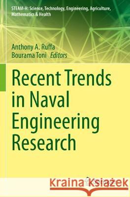 Recent Trends in Naval Engineering Research  9783030641535 Springer International Publishing