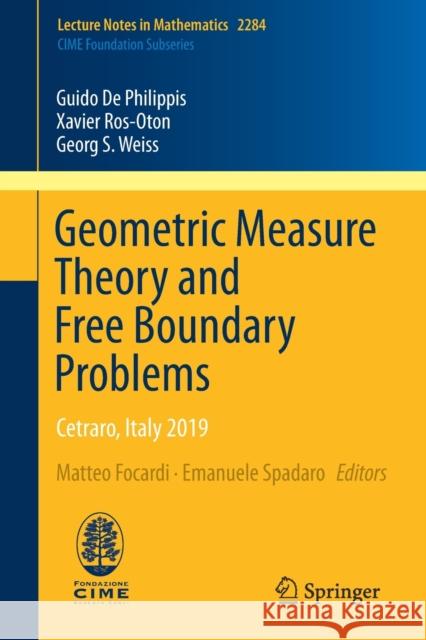 Geometric Measure Theory and Free Boundary Problems: Cetraro, Italy 2019 Guido d Xavier Ros-Oton Georg Weiss 9783030657987