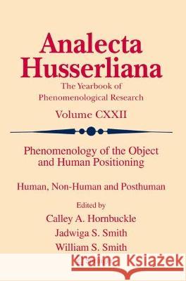Phenomenology of the Object and Human Positioning: Human, Non-Human and Posthuman Hornbuckle, Calley A. 9783030664398