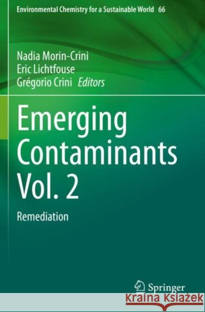 Emerging Contaminants Vol. 2: Remediation Morin-Crini, Nadia 9783030690922