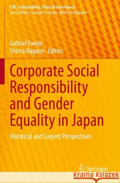 Corporate Social Responsibility and Gender Equality in Japan: Historical and Current Perspectives Eweje, Gabriel 9783030751562