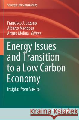 Energy Issues and Transition to a Low Carbon Economy: Insights from Mexico Lozano, Francisco J. 9783030756635