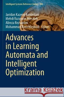 Advances in Learning Automata and Intelligent Optimization  9783030762933 Springer International Publishing