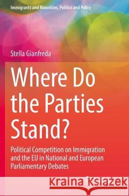 Where Do the Parties Stand?: Political Competition on Immigration and the Eu in National and European Parliamentary Debates Gianfreda, Stella 9783030775902 Springer International Publishing